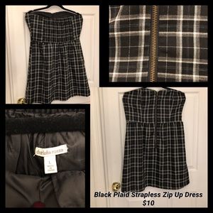 ⭐️3 for $20 bundle⭐️ Charlotte Russe black plaid